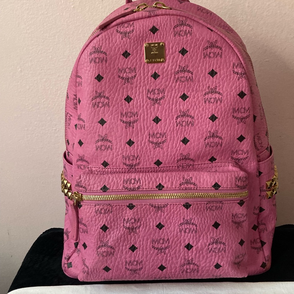 MCM Medium Stark Side Stud Backpack